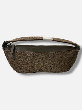 Staud Women's Brown Beaded-Embellished Demy Shoulder Bag